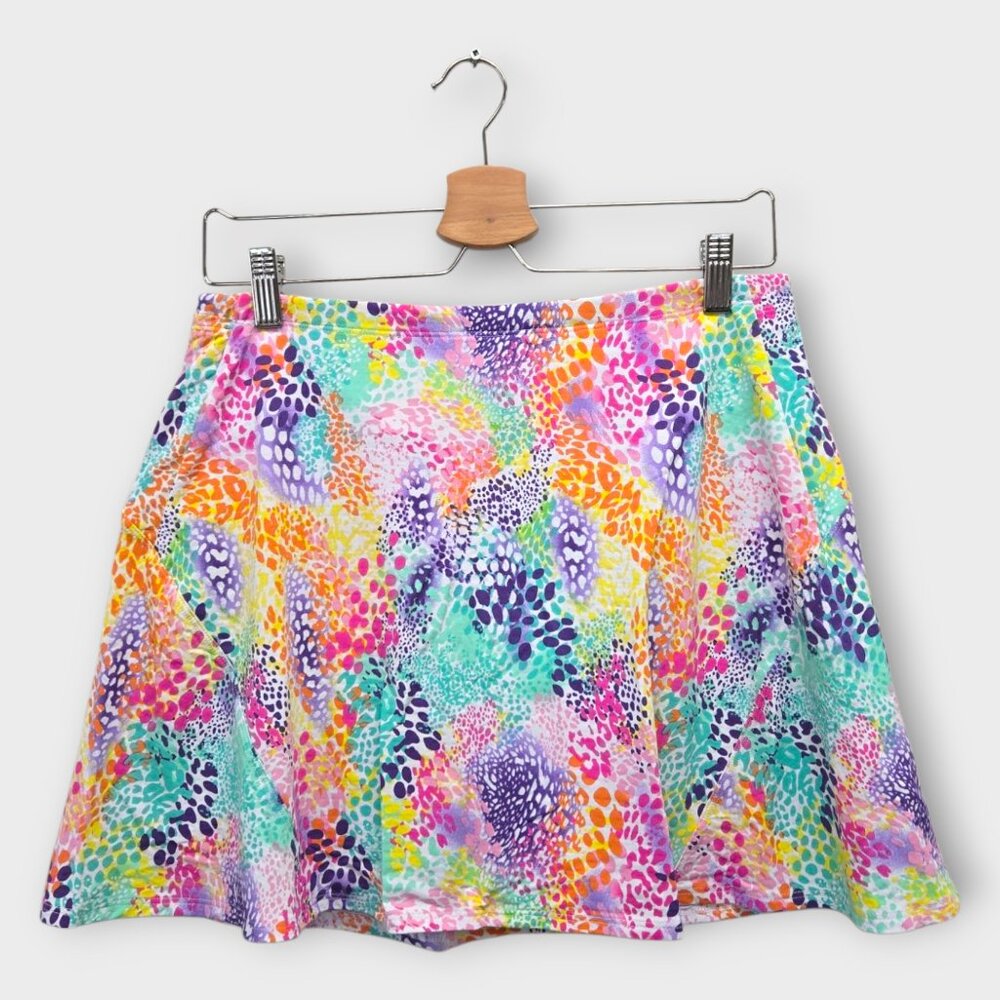 NWOT IBKUL Golf Women's Skort Print (Multicolor) - Small